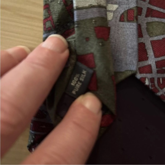 CIVITAS Silk Tie Vintage Map of Boston and Harvard University-Great condition - Picture 6 of 7